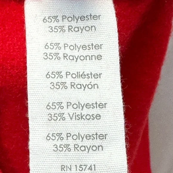 PJ Salvage Snowflake and Hearts Lounge Sleep Jogger Pants - Red - RAFFP3- Medium - Picture 6 of 8